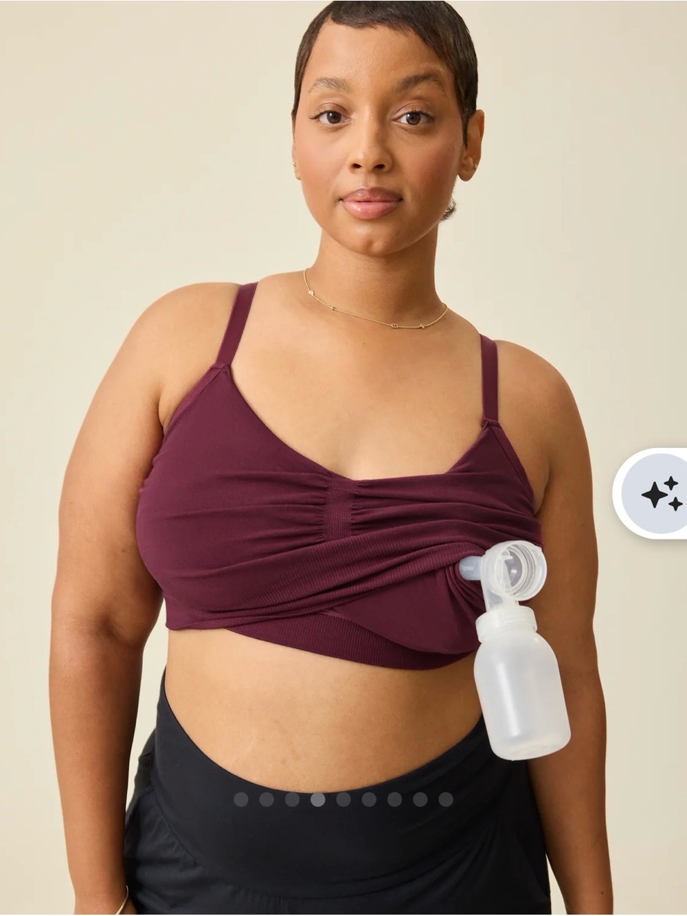 Kindred Bravely Sublime® Bamboo Hands-Free Pumping Lounge & Sleep Bra